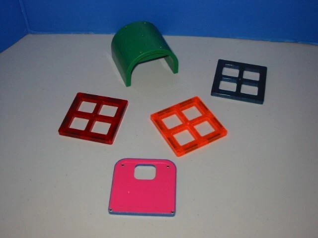 XMAG + VALTECH MAGNA AZULEJOS MAGNÉTICOS TRANSPARENTES + OPACOS 136 Piezas Lote Mixto Ver Fotos Foto 3 de 4