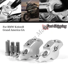Handle Bar Riser Clamp Extend Handlebar Adapter For BMW K1600B Grand America GA