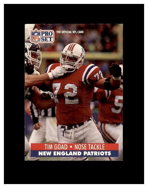 1991 Pro Set #580 Tim Goad   New England Patriots