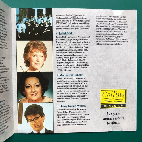 Handel Bach THE ENJOYMENT OF MUSIC (Introduction To Collins Classics) CD Sampler - Picture 7 of 9