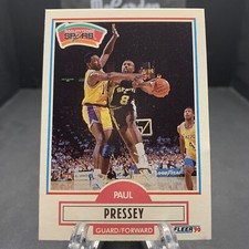 1990-91 Fleer Update Paul Pressey #U-90 San Antonio Spurs