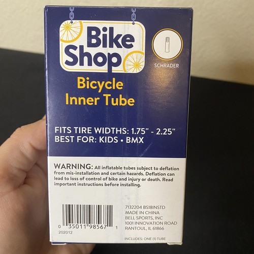 Bike Shop Bicycle Inner Tube Schrader Valve 18" X 1.75-2.25" New In Box - Picture 3 of 5