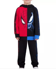 Spiderman Character Boys 2-piece Fleece Jacket  Jogger Pants Set - Size: 4/5