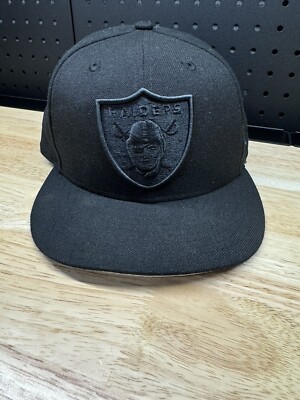 New Era 59Fifty  Las Vegas Raiders Basic Black on Black Fitted Hat
