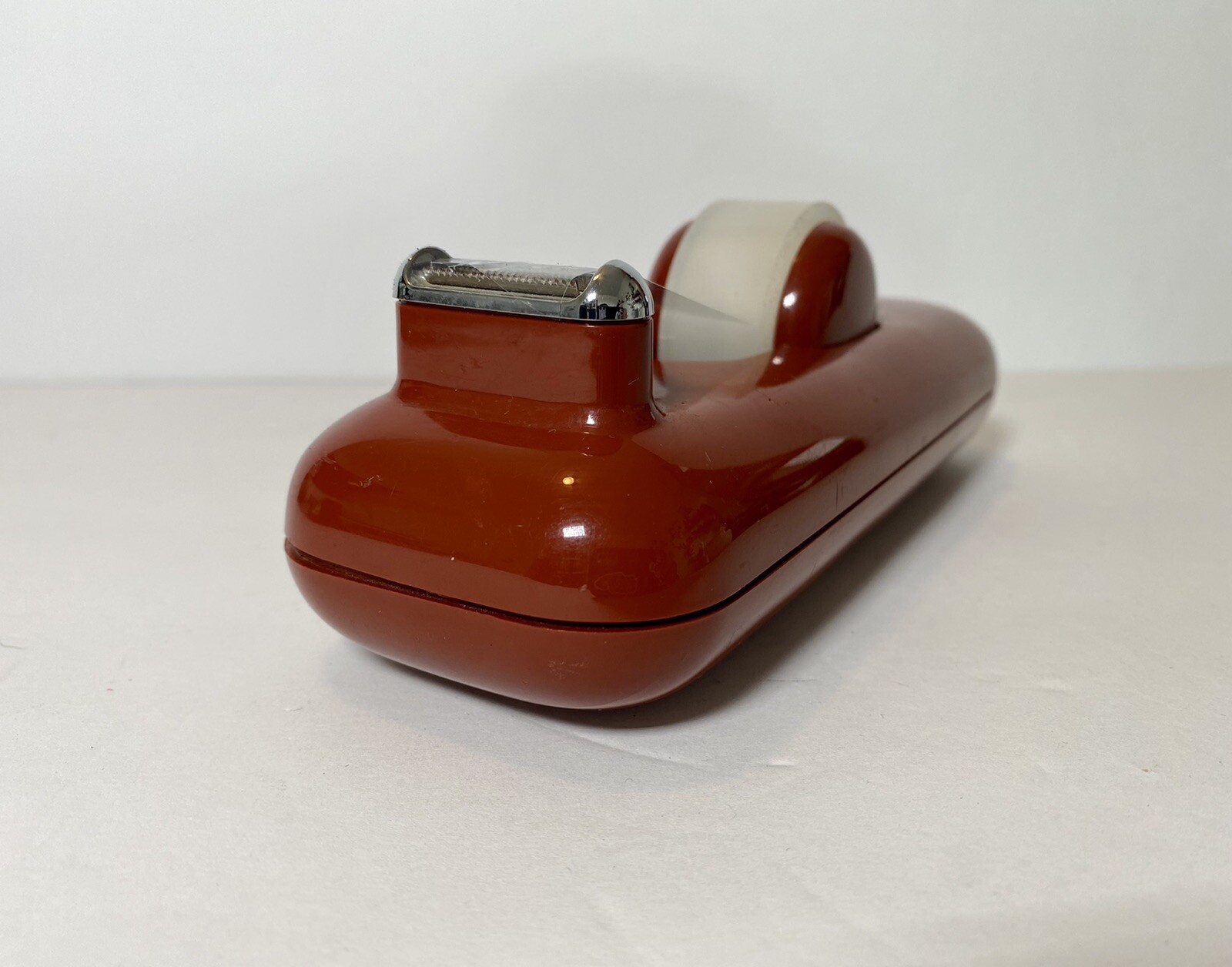 Vintage 1981 ELDON Office Desktop Tape Dispenser Retro Art Deco Rare