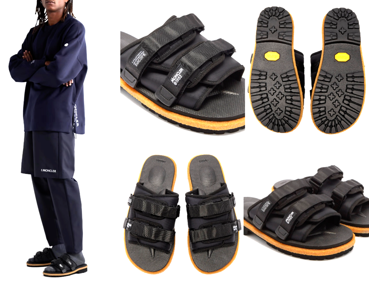 新品 27cm モンクレール　SUICOKE サンダル 6404 MONCLER MONCLER GENIUS モンクレール ジーニアス SUICOKE スイコック