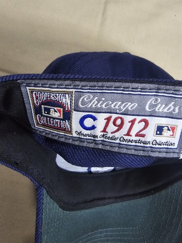 American Needle Chicago Cubs Cooperstown Collection Blue Fitted Cap - Picture 5 of 8