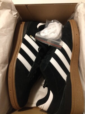Adidas Originals Busenitz Black White Skateboarding Shoes G48060 Men's 8.5