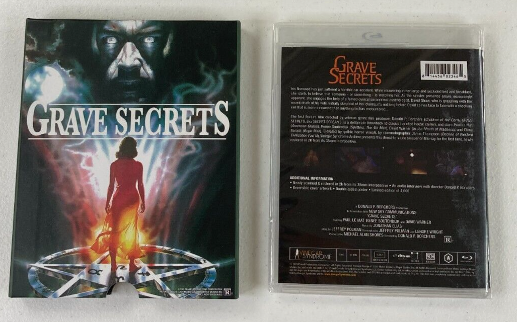 Grave Secrets (Bluray) Vinegar Syndrome Archive Limited Numbered