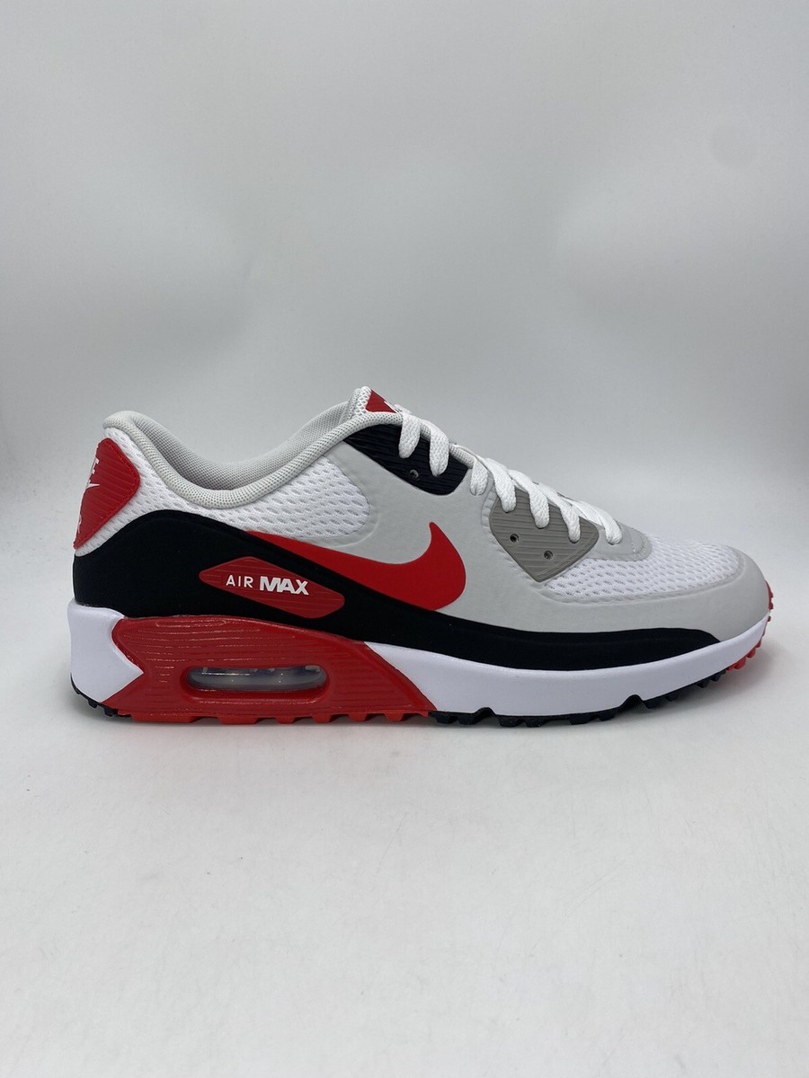 ナイキ エアマックス90 ゴルフ University Red NIKE公式】ナイキ エア マックス 90/1 'White & University Red