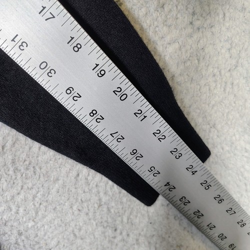 Lands' End Sweater Youth XL 18 Black 100% Cashmere Long Sleeve Turtleneck Cozy - Picture 4 of 11