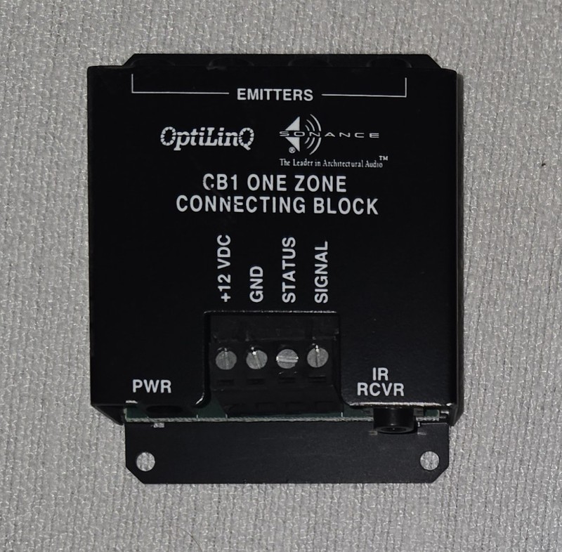 Used Optilinq CB1 One Zone Connecting Block (Sonance) ~ Untested