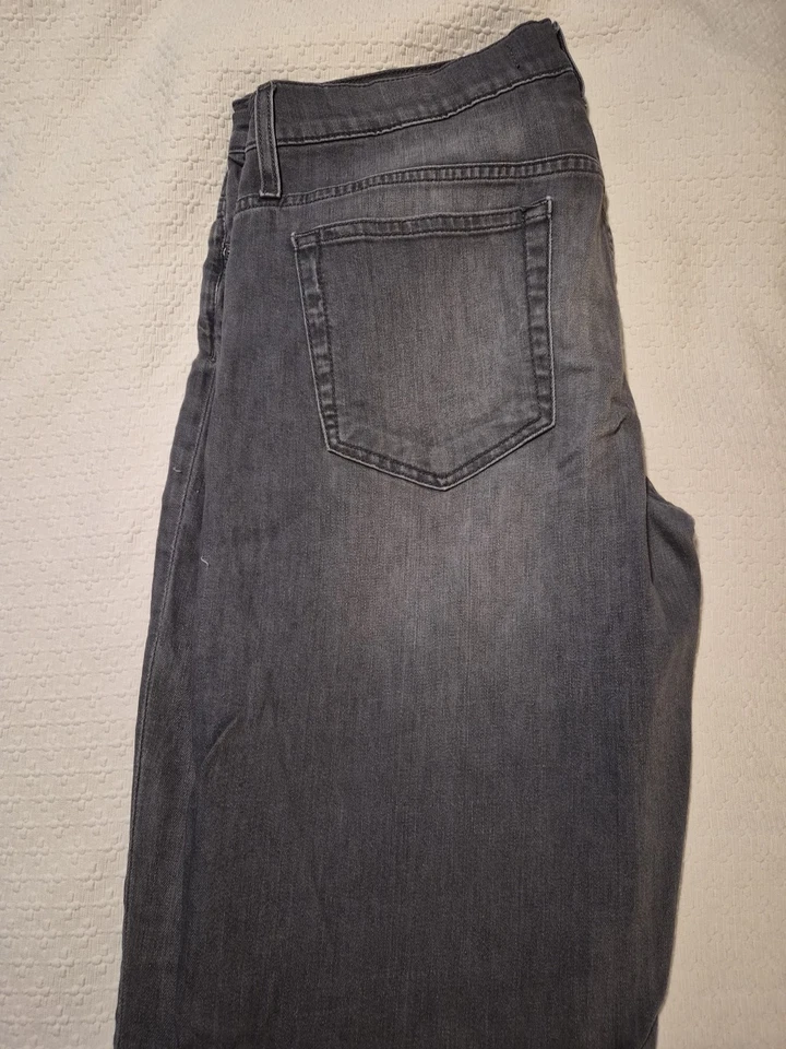 Pantalones de mezclilla Joe's Jeans para hombre 34x33 gris elástico 5 bolsillos pierna recta 0154 Foto 3 de 3