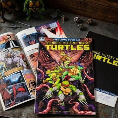 TMNT 2017 FCBD Prelude to Dimension X IDW Teenage Mutant Ninja Turtles Comic