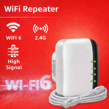 WiFi Signal Extender Range Repeater Booster Internet Amplifier UK Plug