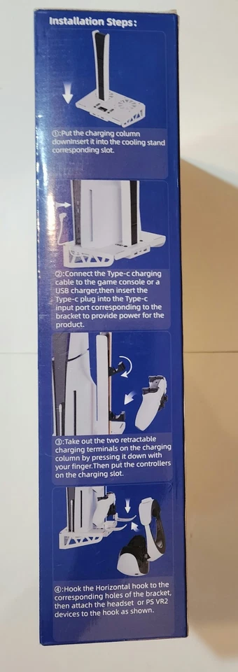 Multi-functional Wall-mounted Cooling Brackets For PS5 disc & digital / PS5 slim - Image 3 of 4