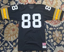Sand Knit NFL Lynn Swann 88 Pittsburgh Steelers Football Jersey Small Medalist