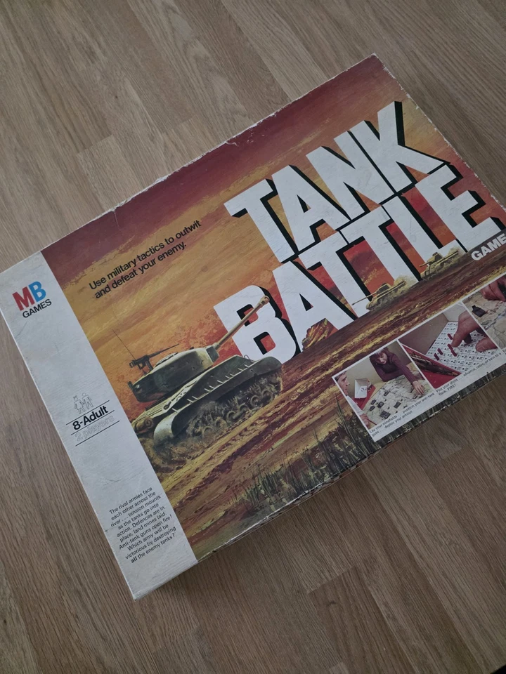 Tank Battle MB Board Game Family War Strategy Classic 1976 VINTAGE RETRO RARE - Image 2 of 4