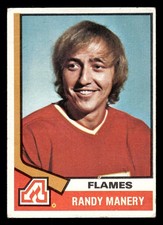 1974-75 Topps Randy Manery #86 - Atlanta Flames - VG
