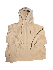 American Eagle Ivory Hoodie Sweatshirt Size Small