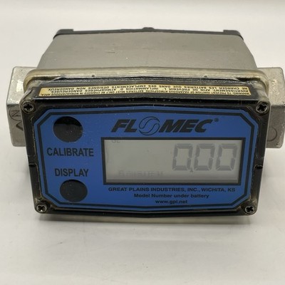 FLOMEC Electronic Digital Meter 1  Pipe Size, 1 Connection Size, SN# 5317262