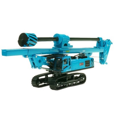 1/64 Alloy Rotary Drilling Rig Crawler Excavator Construction Vehicle Model