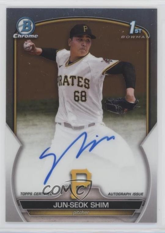2023 Bowman Chrome Prospect Auto Jun-Seok Shim #CPA-JSH
