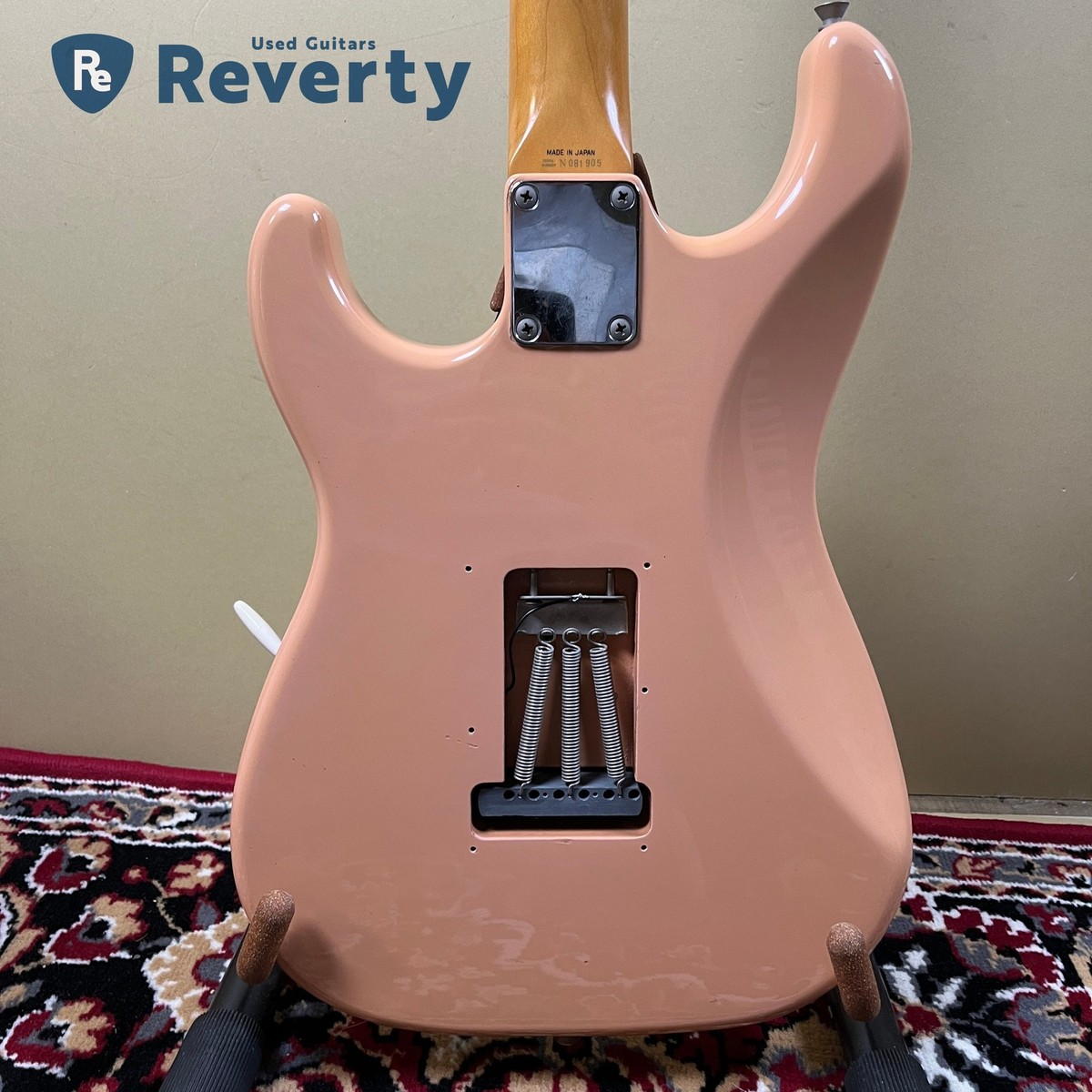 Fender Japan ST62M Shell Pink 1993-1994年 Fender Japan ST62M '62 Reissue Stratocaster Shell Pink 1993–1994