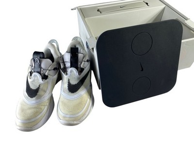 Nike Adapt BB 2.0 White Cement Autolace Shoes Mens Size 7 BQ5397 101