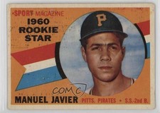 1960 Topps Sport Magazine Rookie Star Julian Javier (Called Manuel on Card) 0j53. rookie card picture