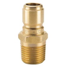 Parker Bst-N2m Hydraulic Quick Connect Hose Coupling, Brass Body, Sleeve Lock,