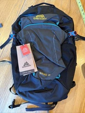 Gregory Nano 18 L Techno Black Trail Hiking Hydration Daypack Backpack NEW