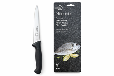 Mercer Culinary Millennia 7” Flexible Fillet Knife High Carbon NSF
