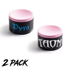 Taom Pyro Billiard Pool Cue Premium Chalk Pink - 2 Pack