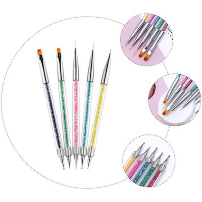  5 Stück Nail Art Line Painting Liner Zeichenstift Maniküre Werkzeuge für