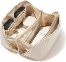 Travel Makeup Bag,Large Capacity Cosmetic Bags for Women,Waterproof Portable Pou
