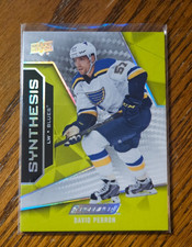 David Perron -2019-20 Upper Deck Engrained Synthesis S-33 -St. Louis Blues