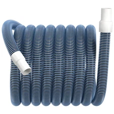 Pool Vacuum Hose With Swivel Cuff 1-1/4" Diameter 27FT Flexible Heavy Duty Po...