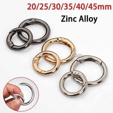 Zinc Alloy O Ring Openable Key Bag Belt Strap Buckle Pendant Clip Trigger Snap