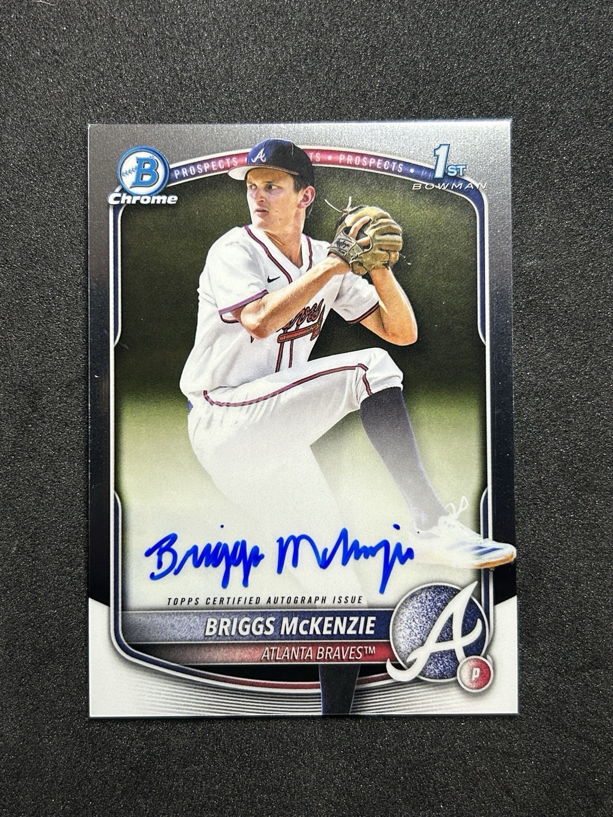 Briggs McKenzie 2025 Bowman Draft - Chrome Prospect Auto #CPA-BM (AU, RC)