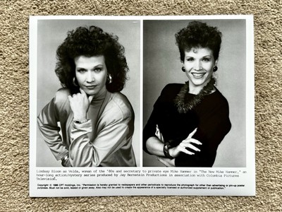 THE NEW MIKE HAMMER Original 1986 HOLLYWOOD PORTRAIT TV Show Photo LINDSAY BLOOM
