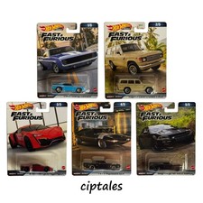 Hot Wheels Fast and Furious Premium Real Riders SET COMPLETO Plymouth - 1:64