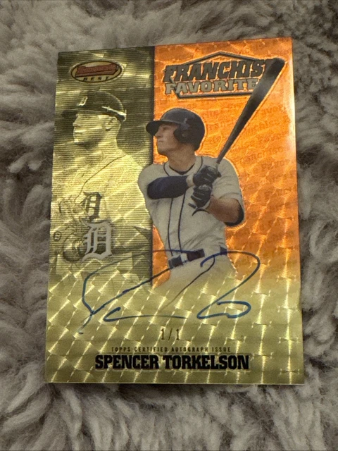 2020 Bowman’s Best Spencer Torkelson Rookie RC #FFA-ST Auto 1/1 Superfractor