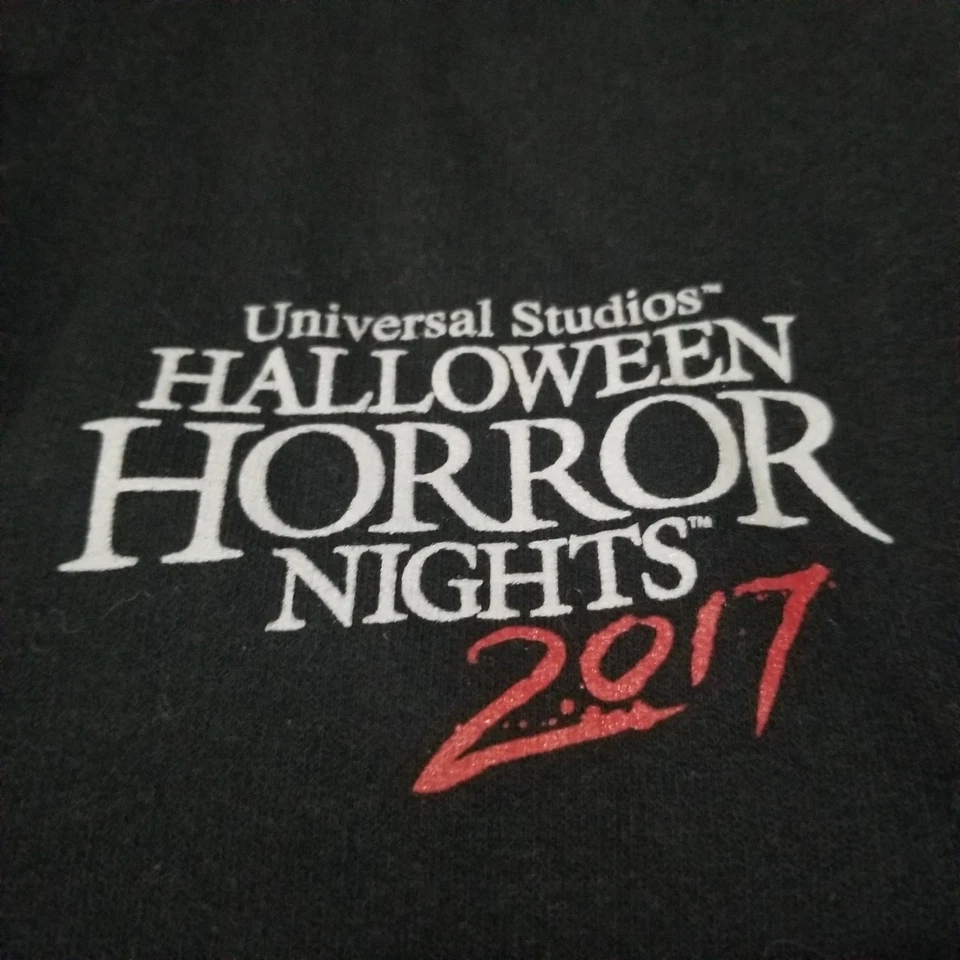 Sudadera con capucha Halloween Horror Nights Hollywood Titans of Terror 2017 talla grande Foto 3 de 4