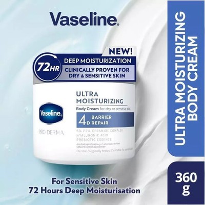 Vaseline Pro Derma Ultra Moisturizing Lotion Dry Sensitive Skin Care