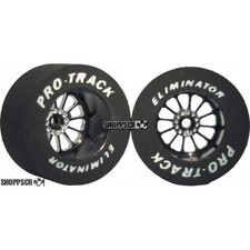 Pro Track Turbine 1-1/16 x .500 Black Drag Rear Wheels for 3/32 axle