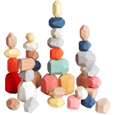 Educational Montessori Toy - Stacking Stones for Kids