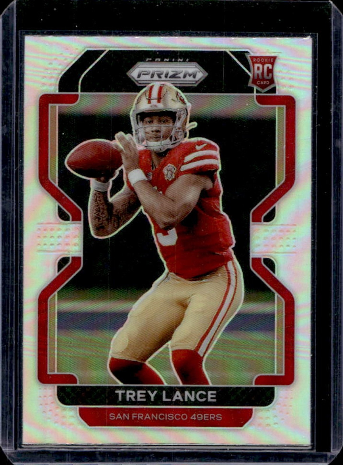 2021 Prizm Trey Lance Rookie Variation RC Silver Rookie #V-333 49ers