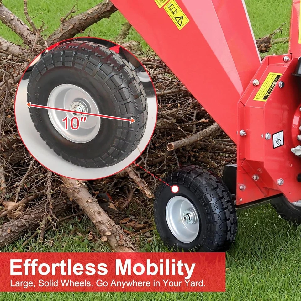 Trituradora astilladora de madera trituradora motor de gasolina de alta resistencia de 7 HP de 2" 212cc 4,1 KW Foto 2 de 4