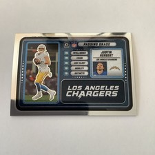 2025 Panini Donruss Optic Justin Herbert #10 Passing Grade Los Angeles Chargers